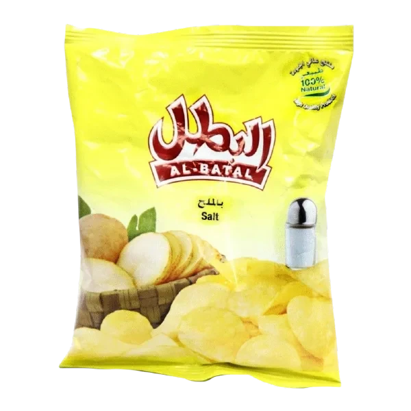 بطاطس بطل بالملح صغير