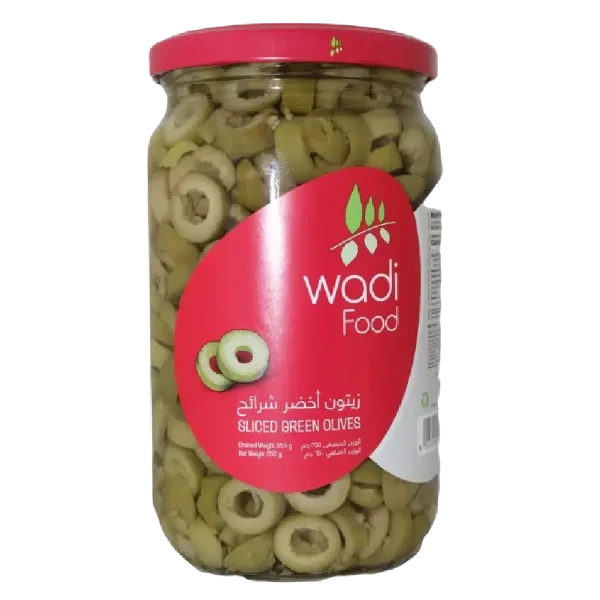 زيتون اخضر شرائح وادي فود