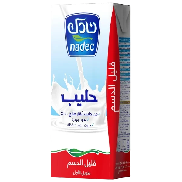 حليب  نادك قليل الدسم