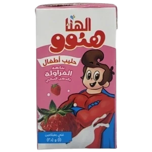 حليب الهنا هنوو بنهكة الفراولة