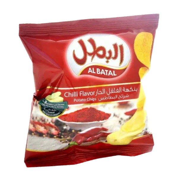 بطاطس بطل فلفل حار صغير