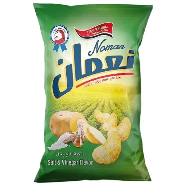 بطاطس نعمان كبير بالملح والخل